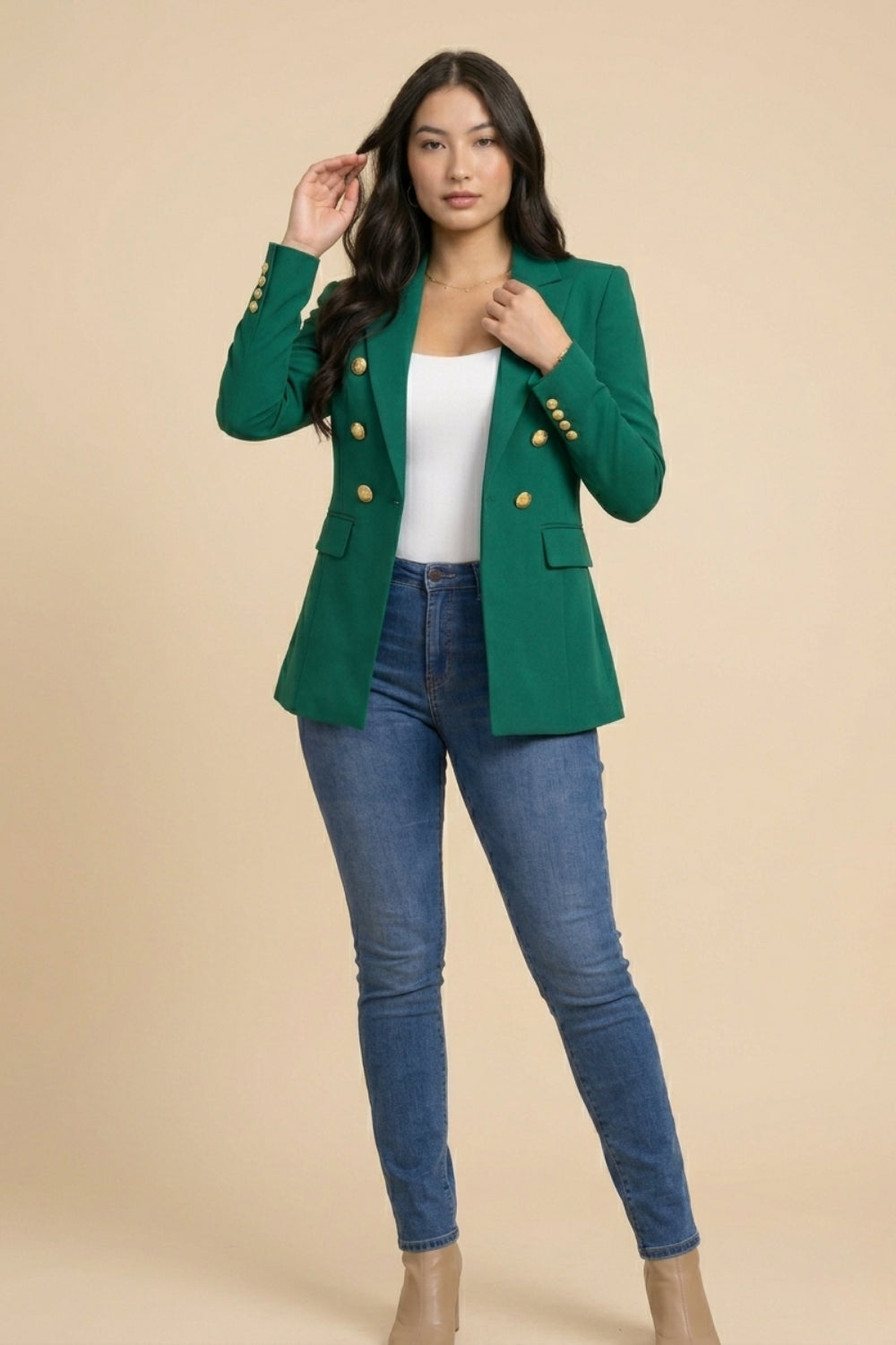 Blazer Sastre Botones Dorados