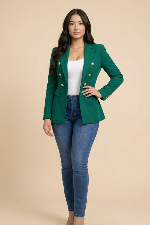 Blazer Sastre Botones Dorados